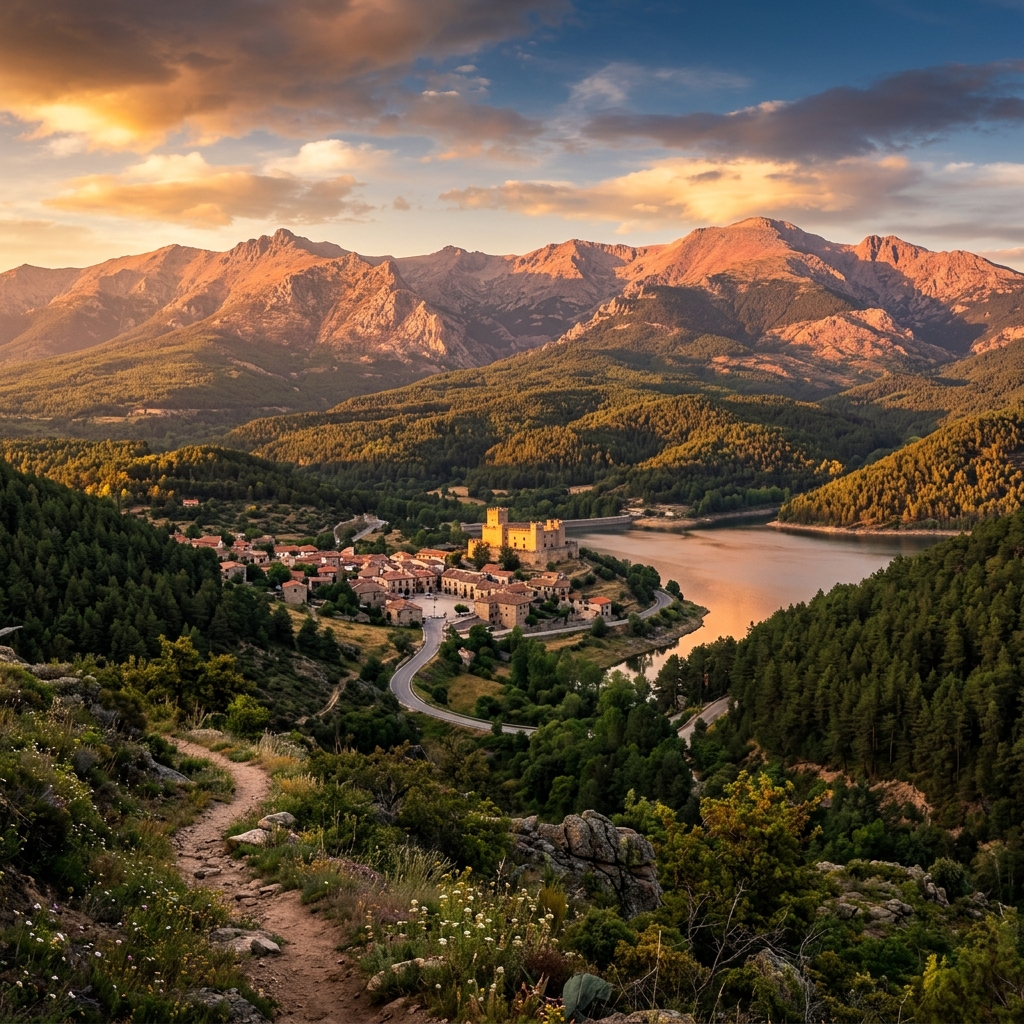 Vista panorámica de la Sierra de Guadarrama, zona de cobertura de AcuaConfort